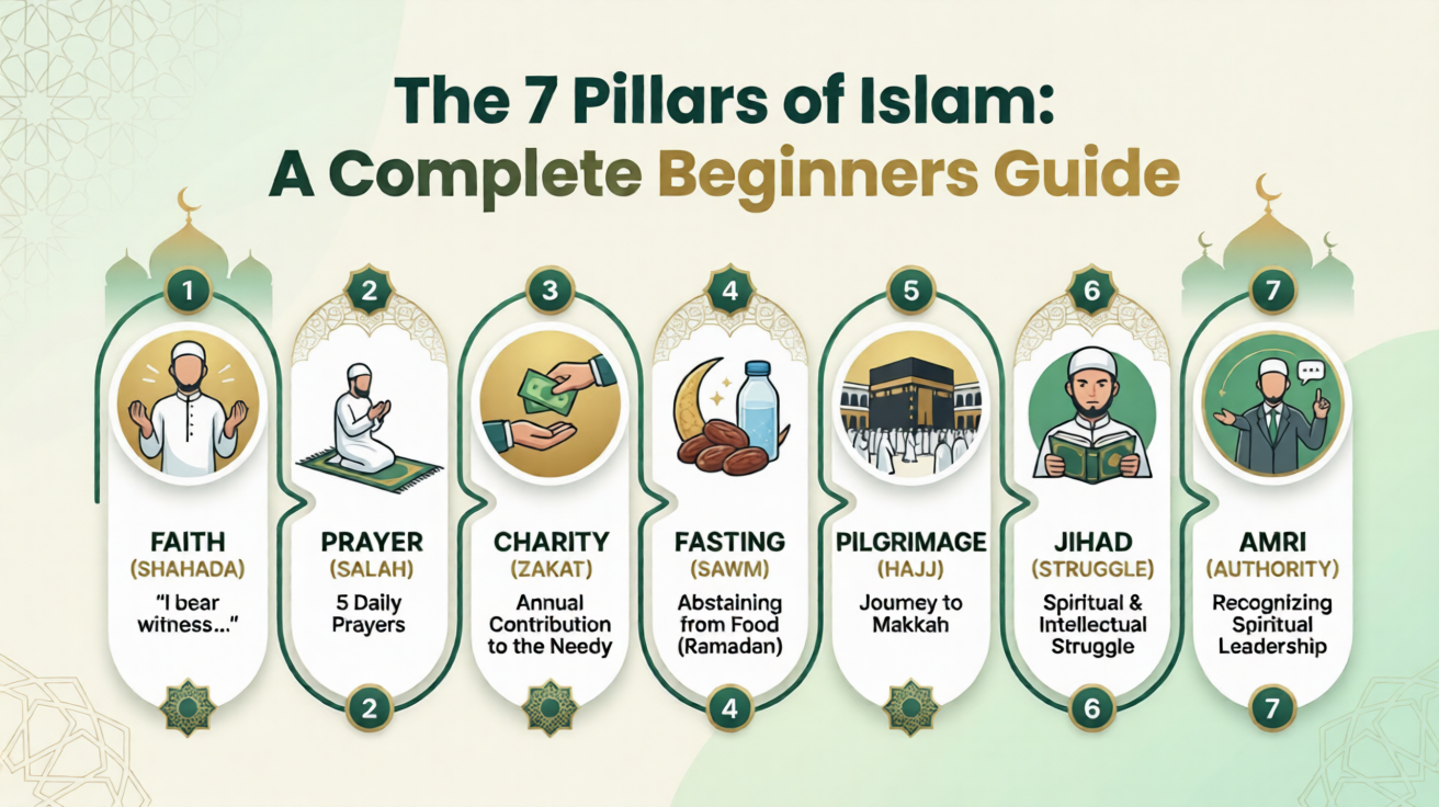 The 7 Pillars of Islam: A Complete Beginners Guide